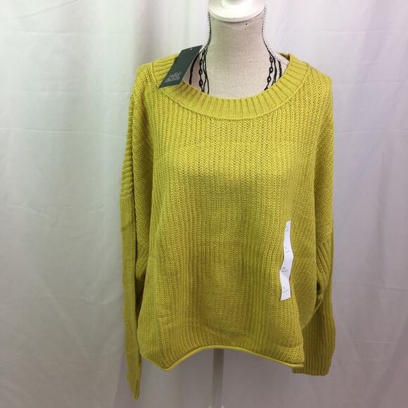Wild Fable Knit Sweater Gold XL - Picture 2 of 14